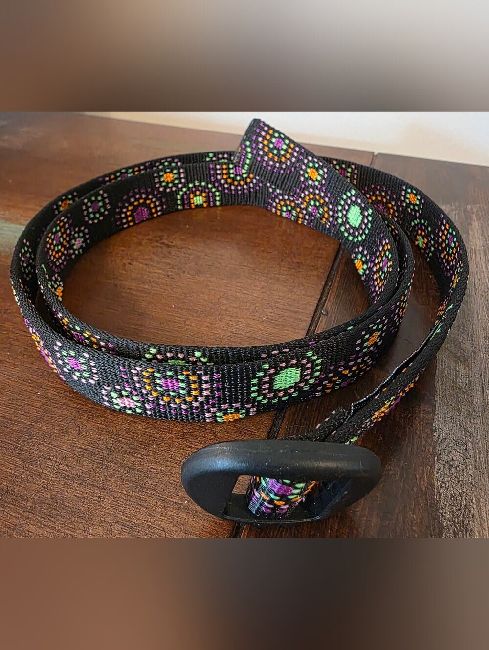 Bison Designs Nylon Activewear Belt Size Medium Made In USA Multicolor Unisex